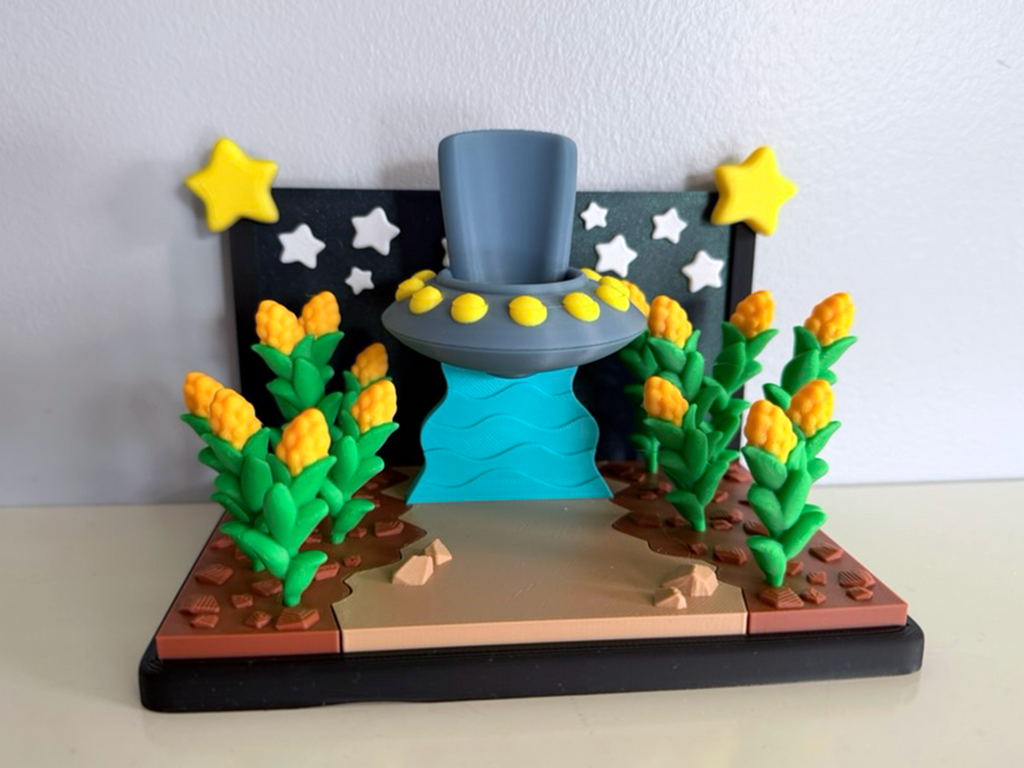 Alien and Cow Abduction Playset