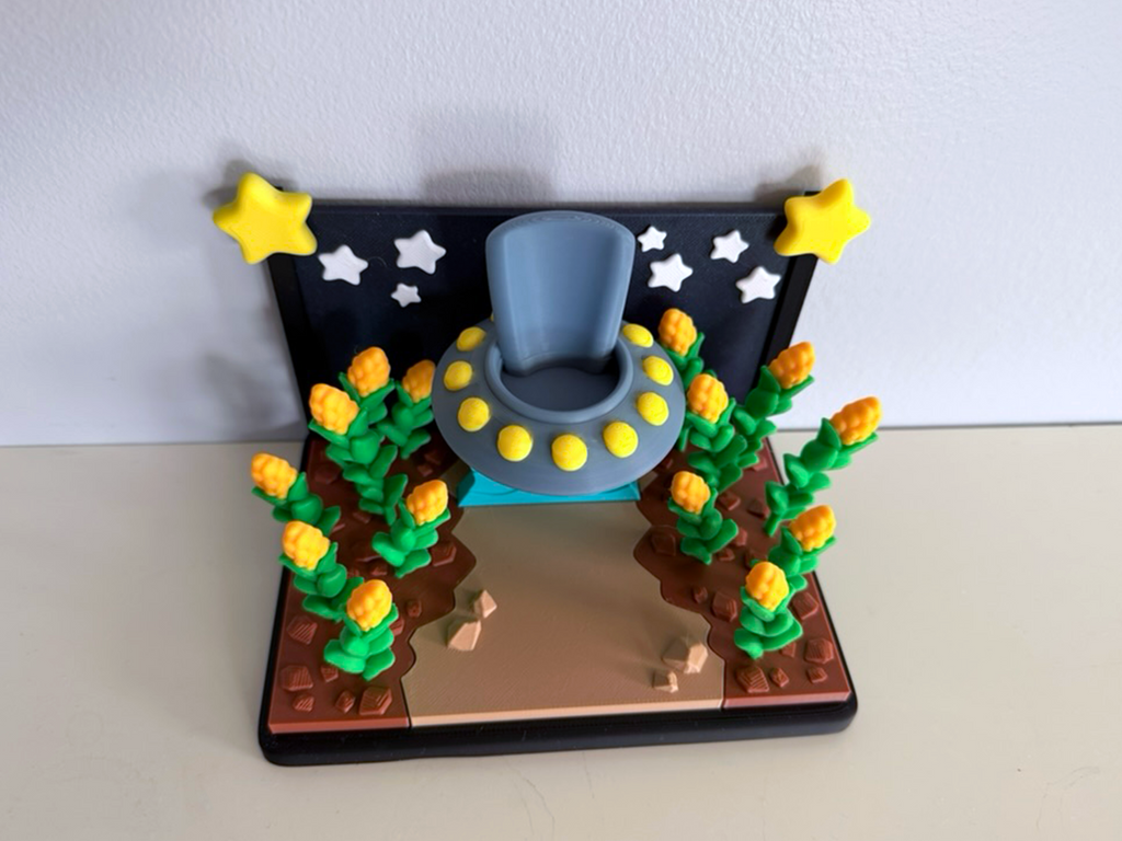 Alien and Cow Abduction Playset
