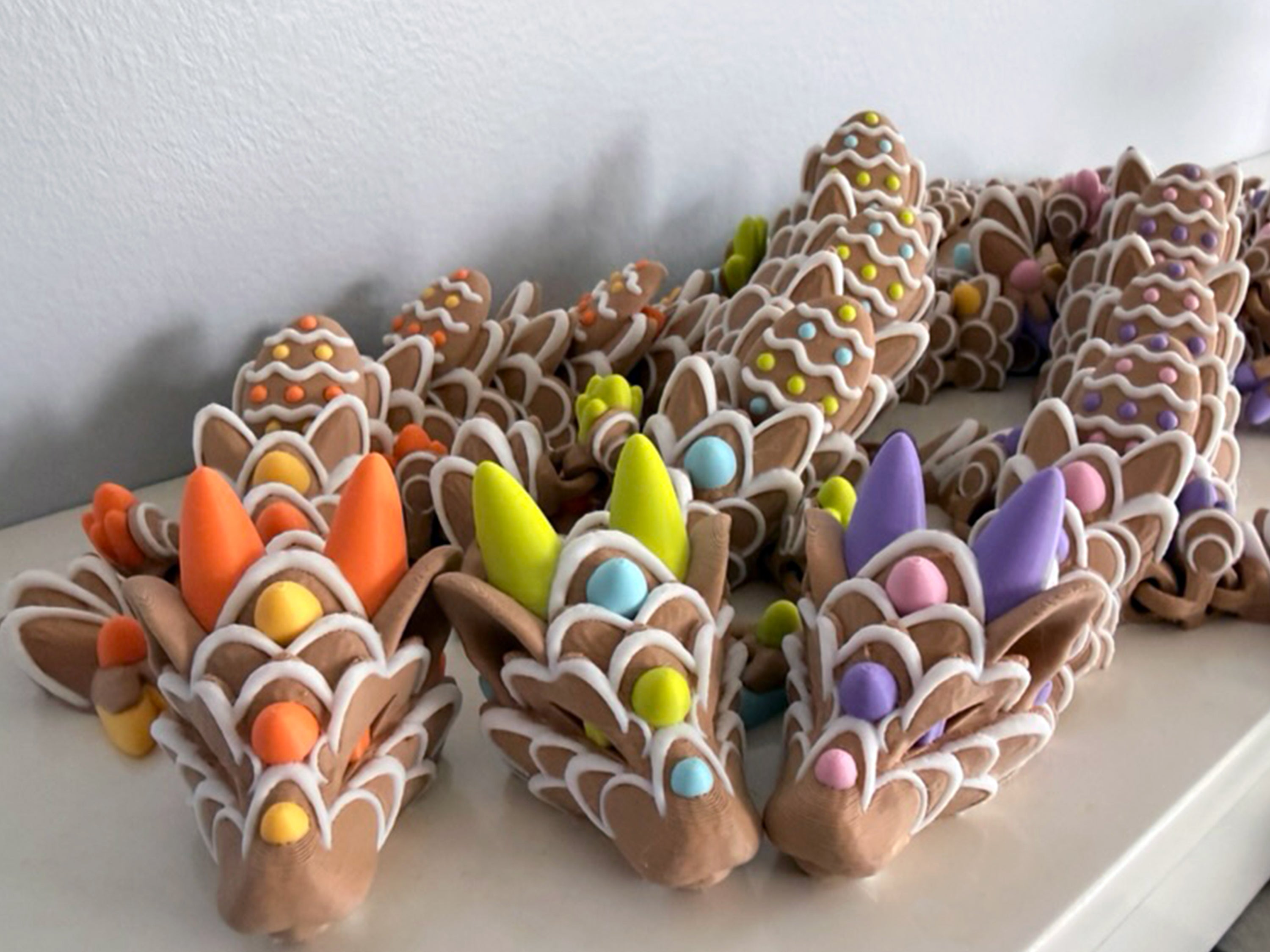 Easter Egg Cookie Dragon