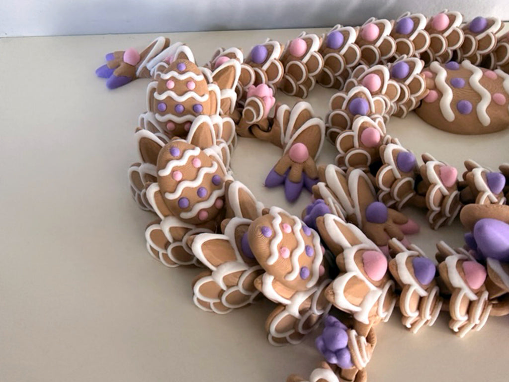 Easter Egg Cookie Dragon