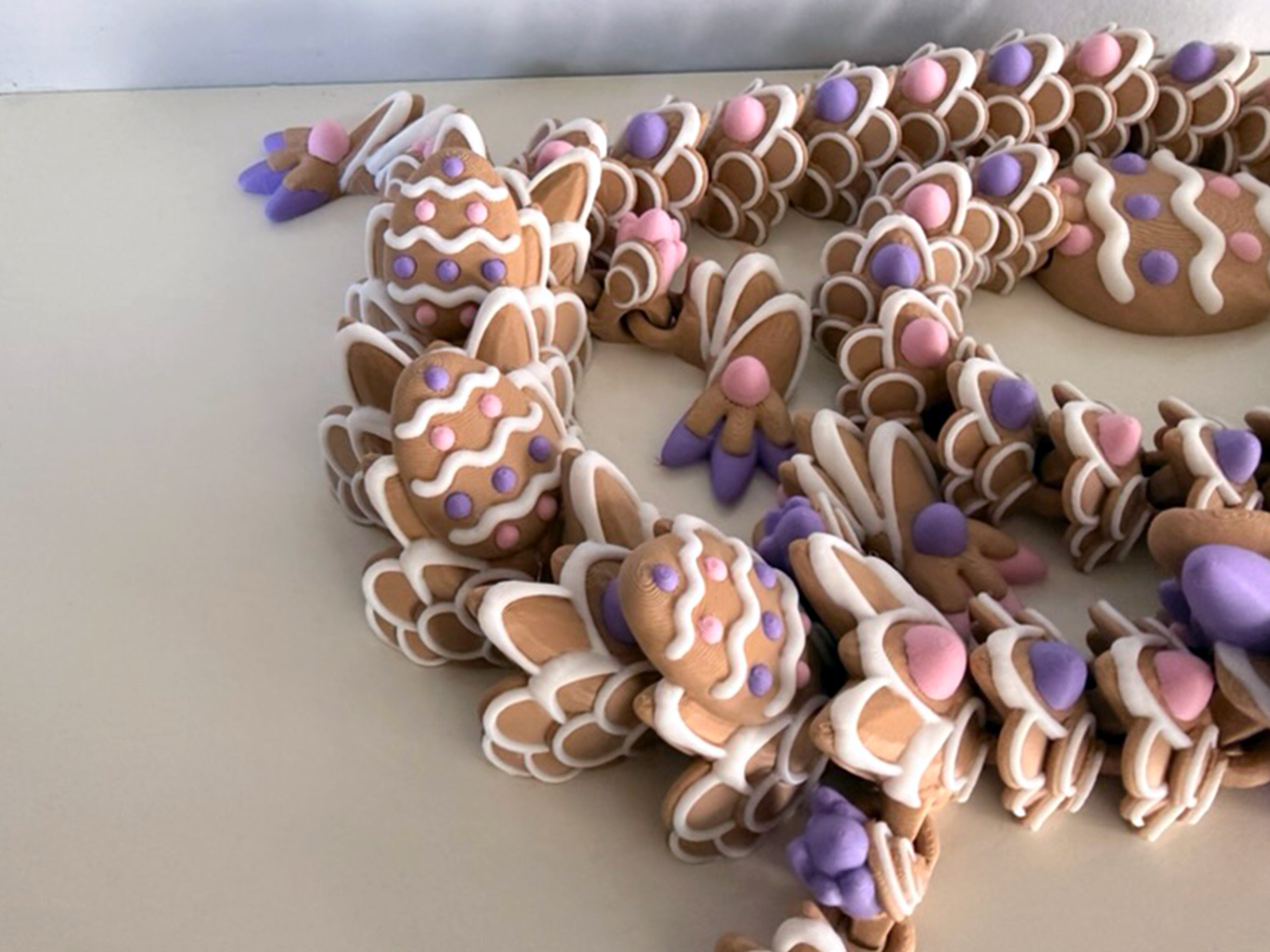 Easter Egg Cookie Dragon