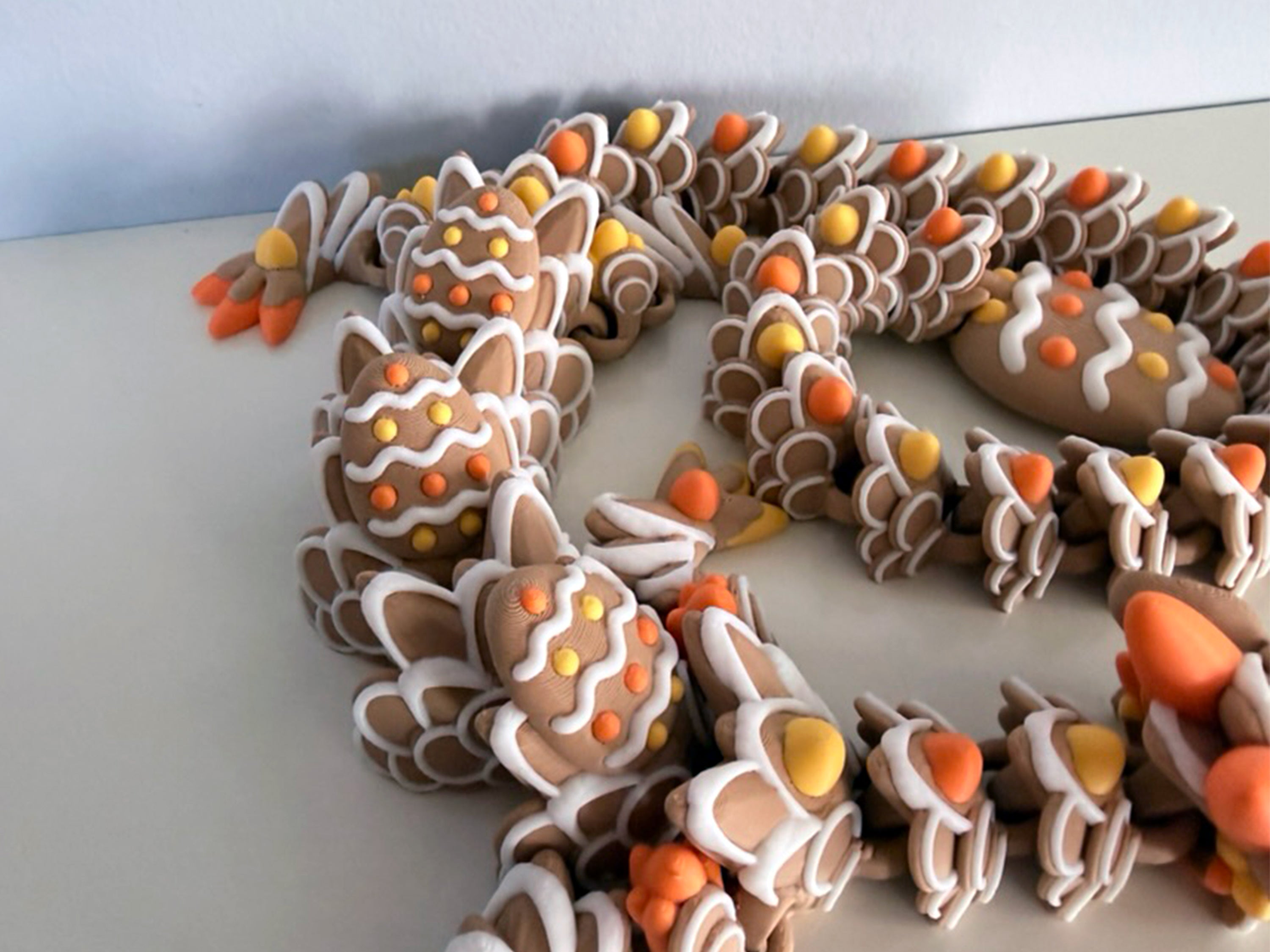 Easter Egg Cookie Dragon