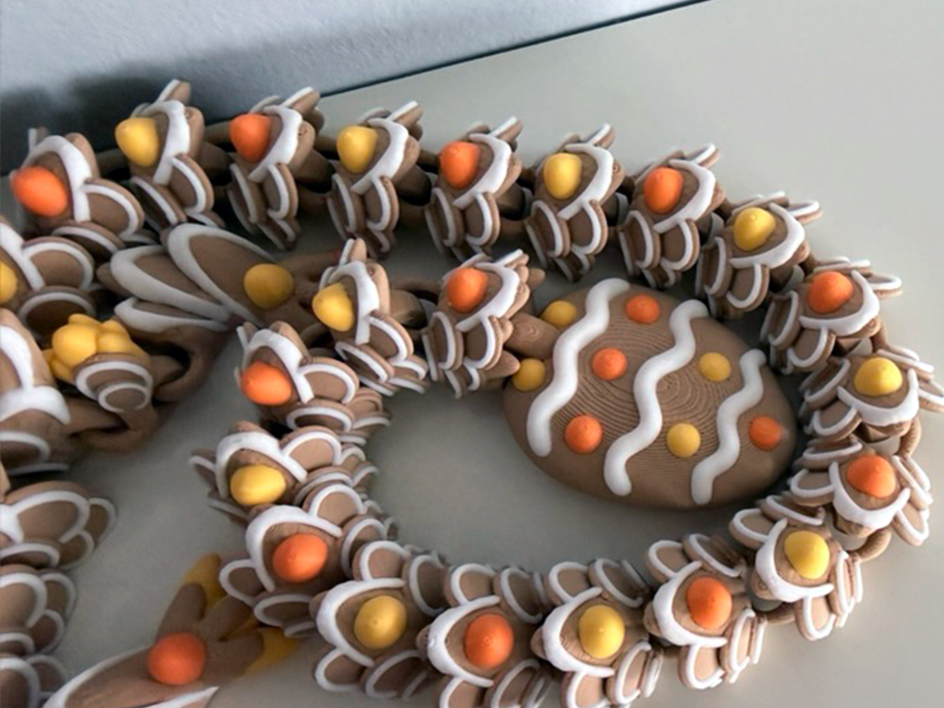Easter Egg Cookie Dragon