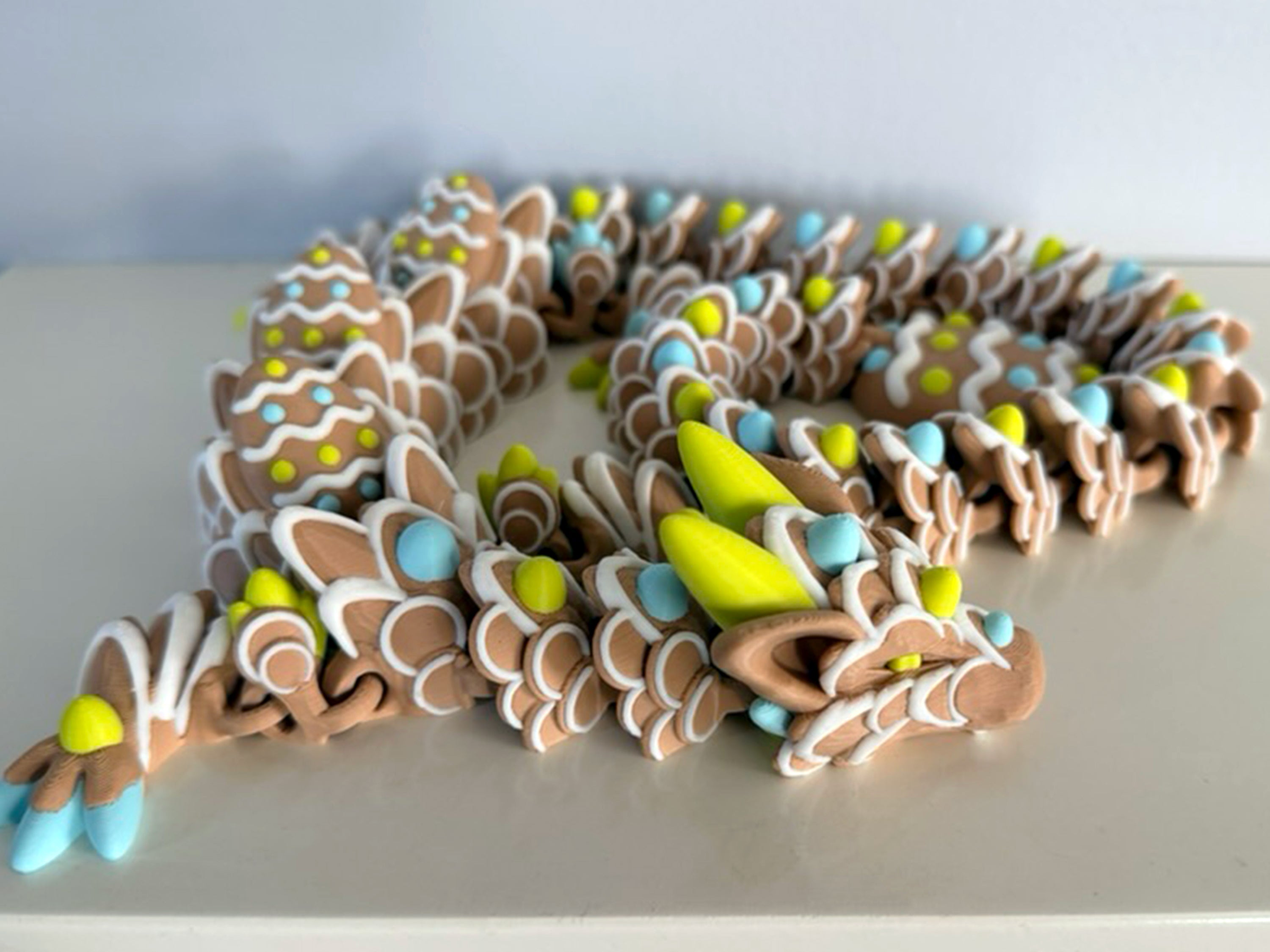 Easter Egg Cookie Dragon