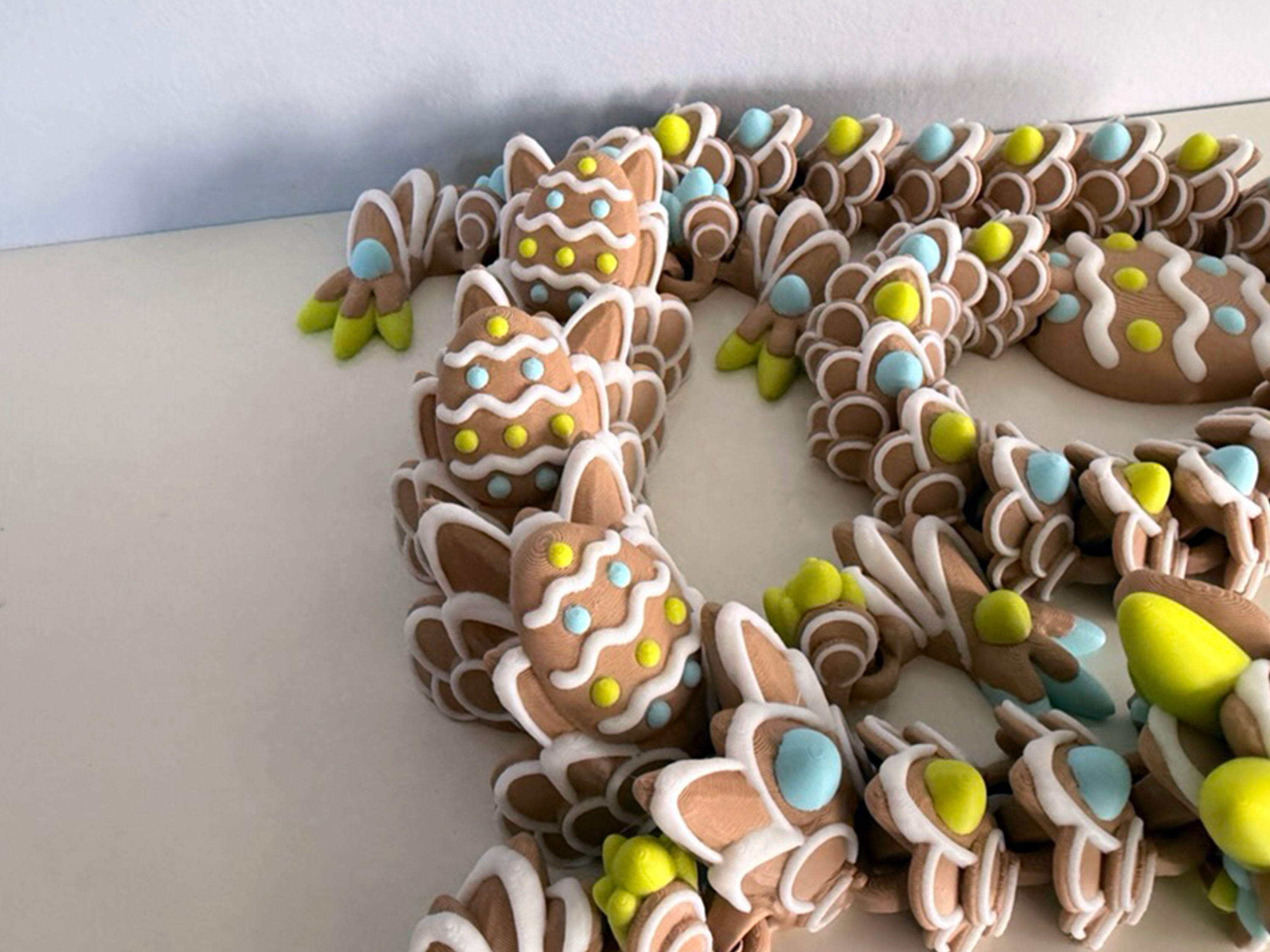 Easter Egg Cookie Dragon