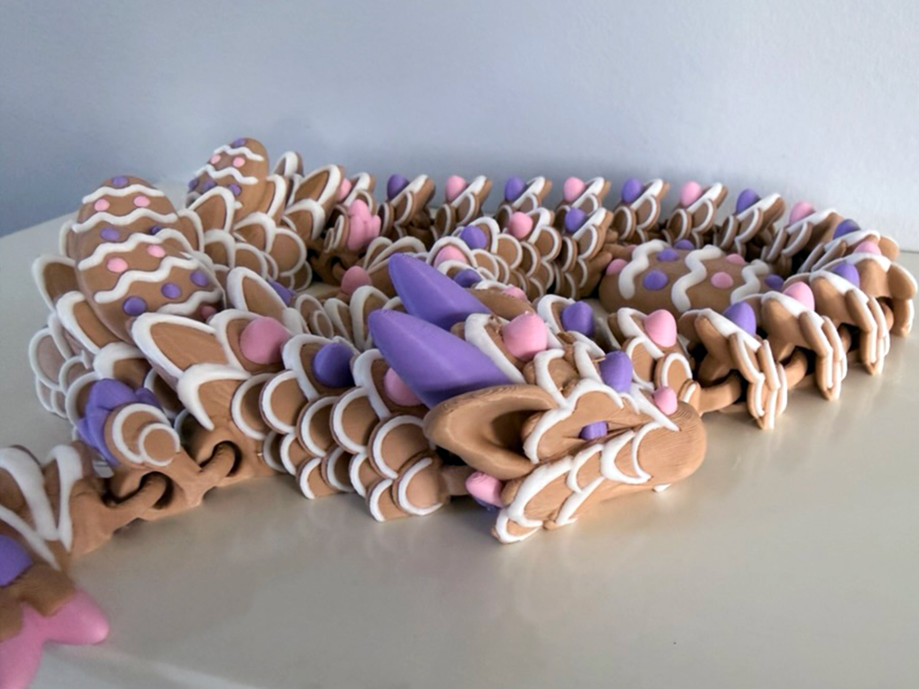 Easter Egg Cookie Dragon