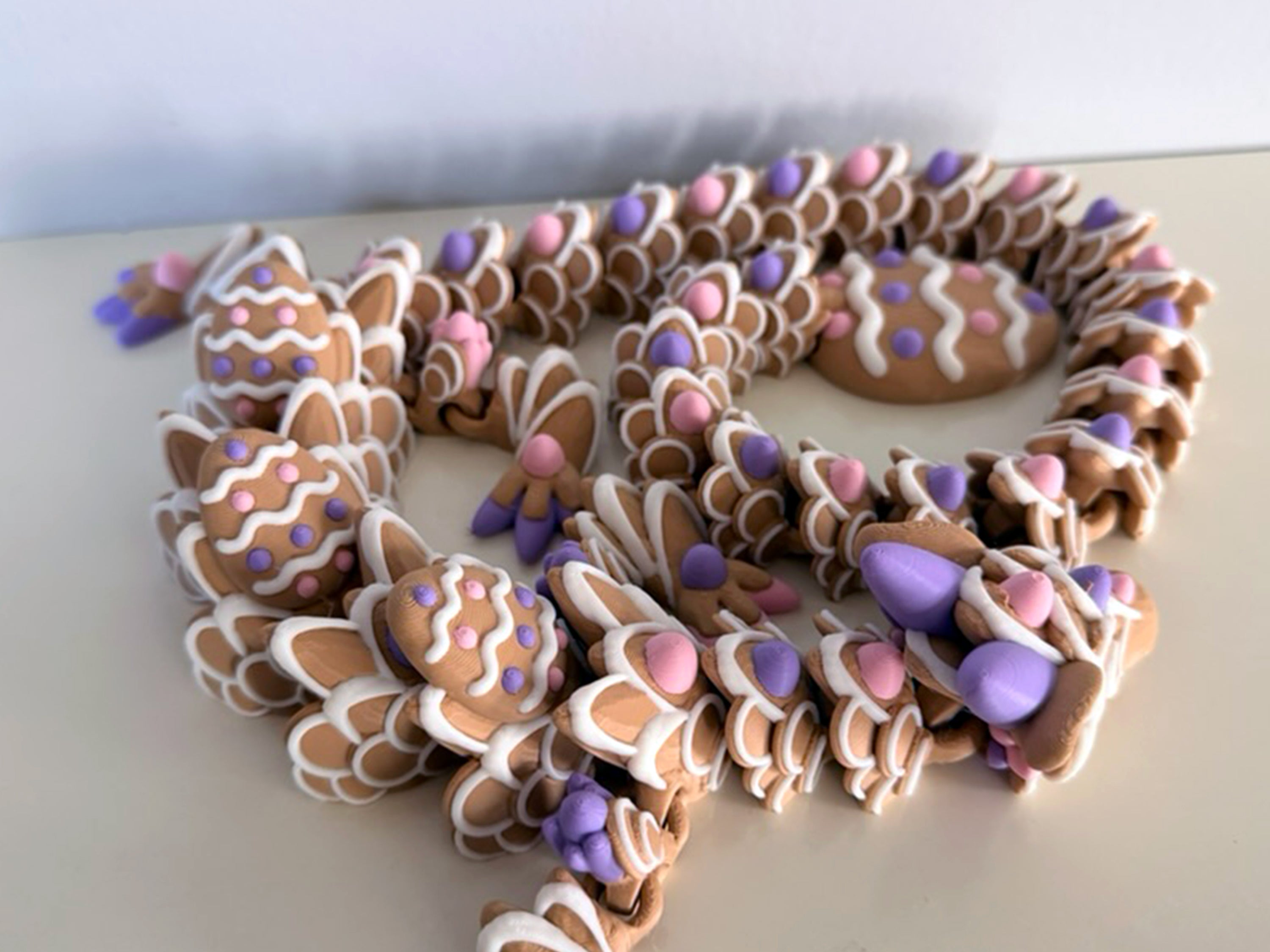 Easter Egg Cookie Dragon