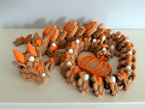 Cinderwing3D Pumpkin Spice Latte Dragon
