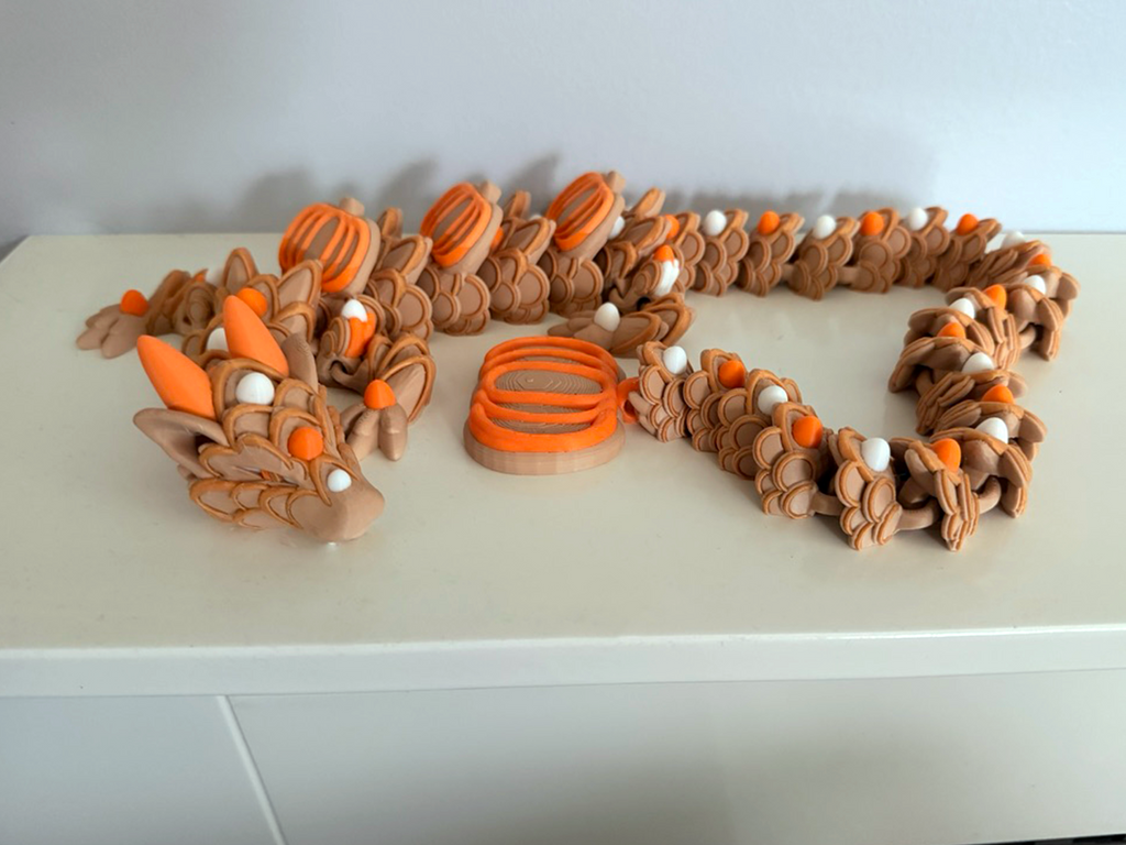 Cinderwing3D Pumpkin Spice Latte Dragon
