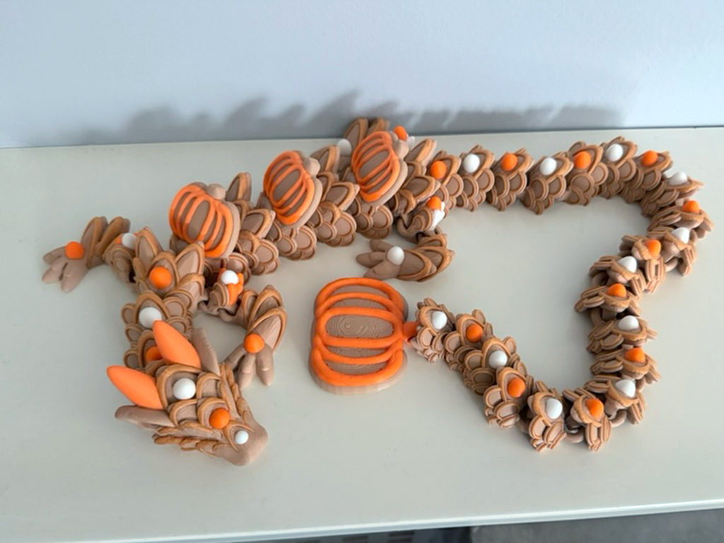 Cinderwing3D Pumpkin Spice Latte Dragon