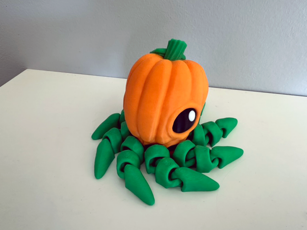 Cinderwing3D Pumpkin Octopus
