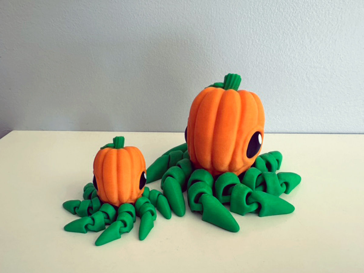 Cinderwing3D Pumpkin Octopus