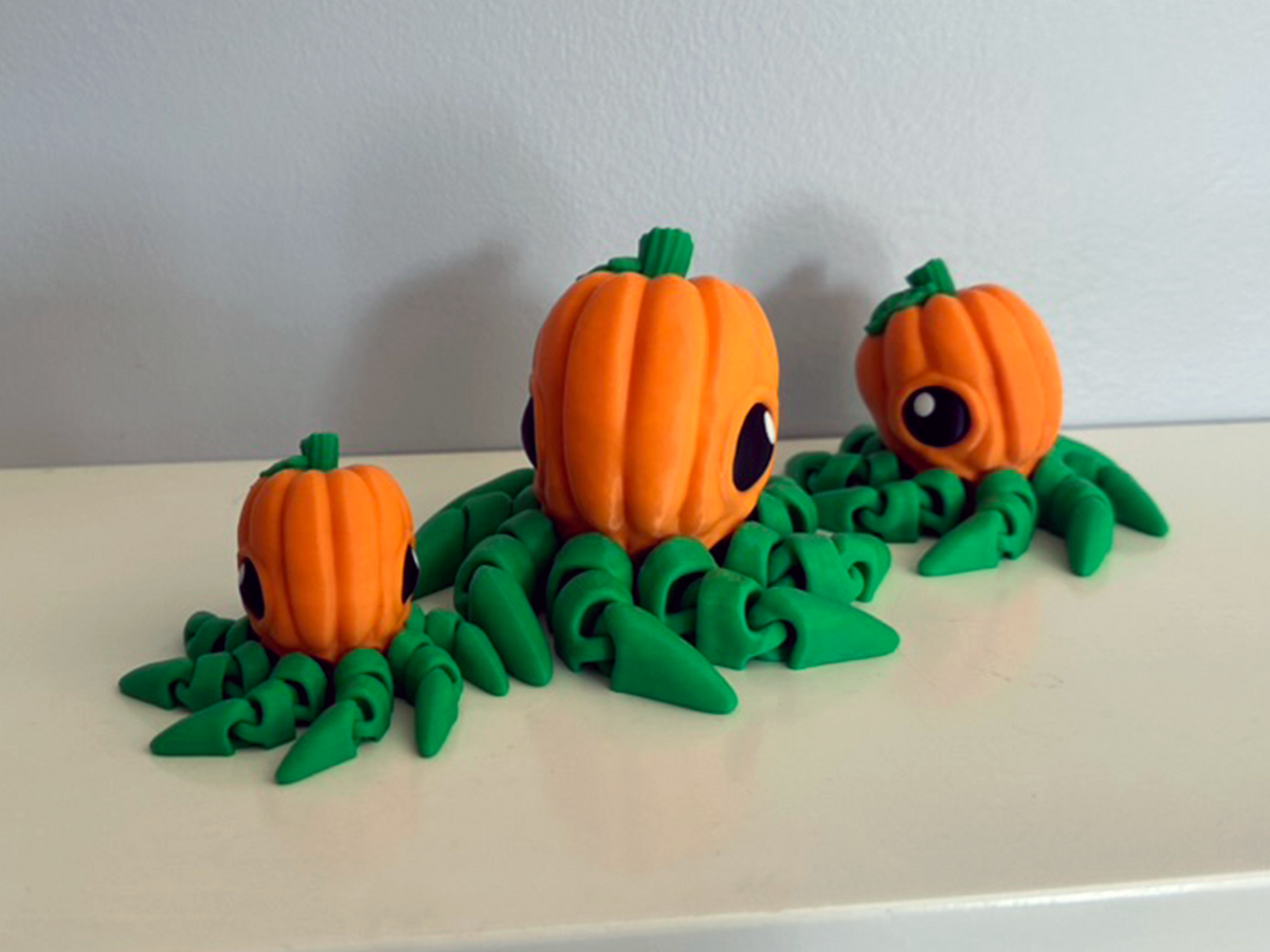 Cinderwing3D Pumpkin Octopus