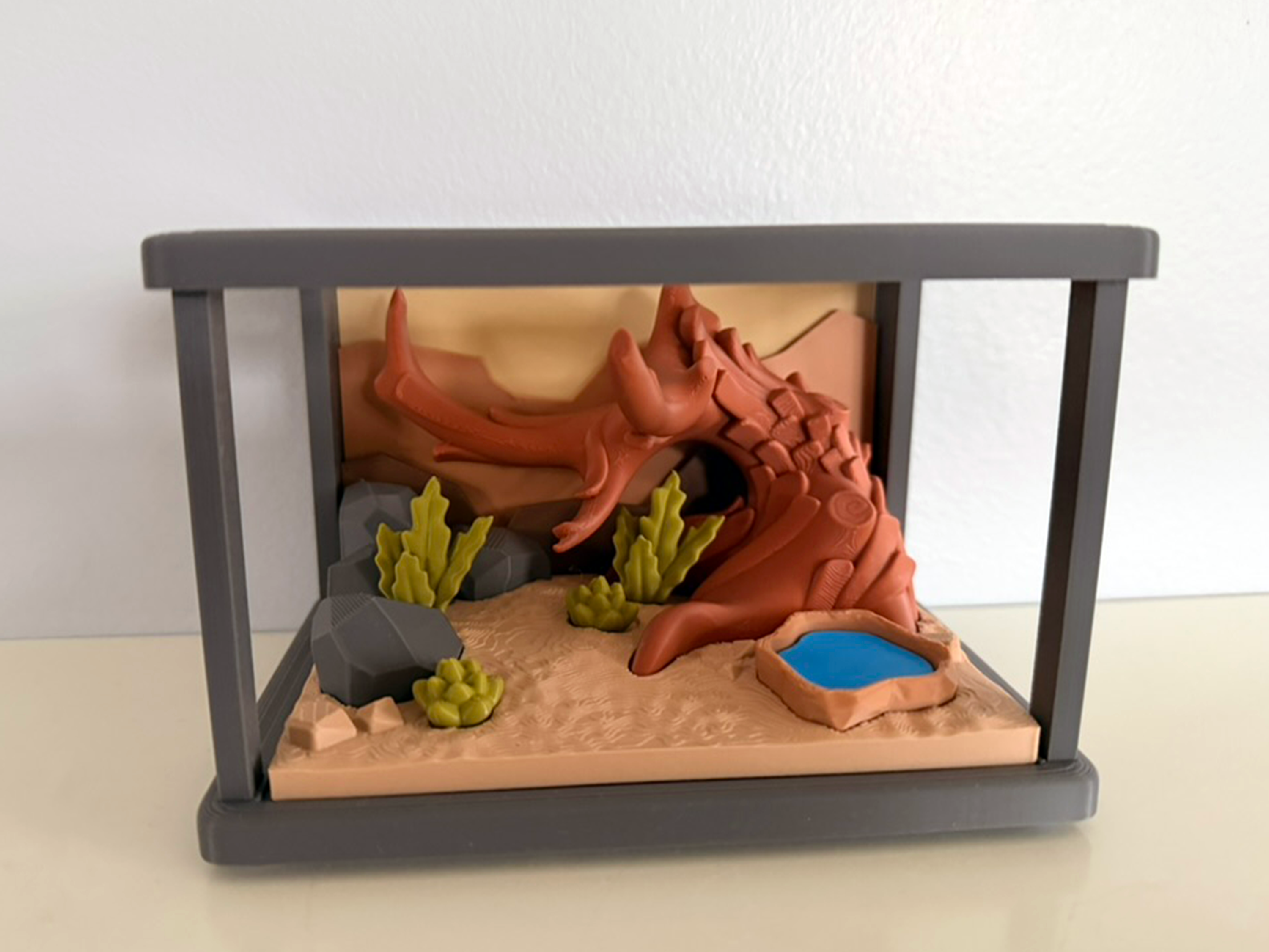 Flexi Chameleon and Vivarium Playset