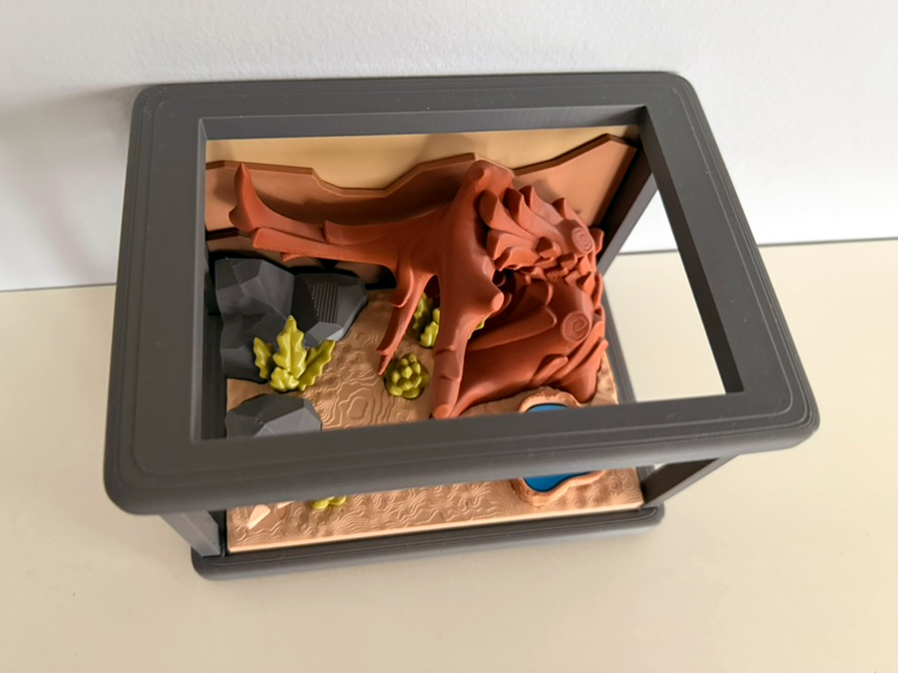 Flexi Chameleon and Vivarium Playset