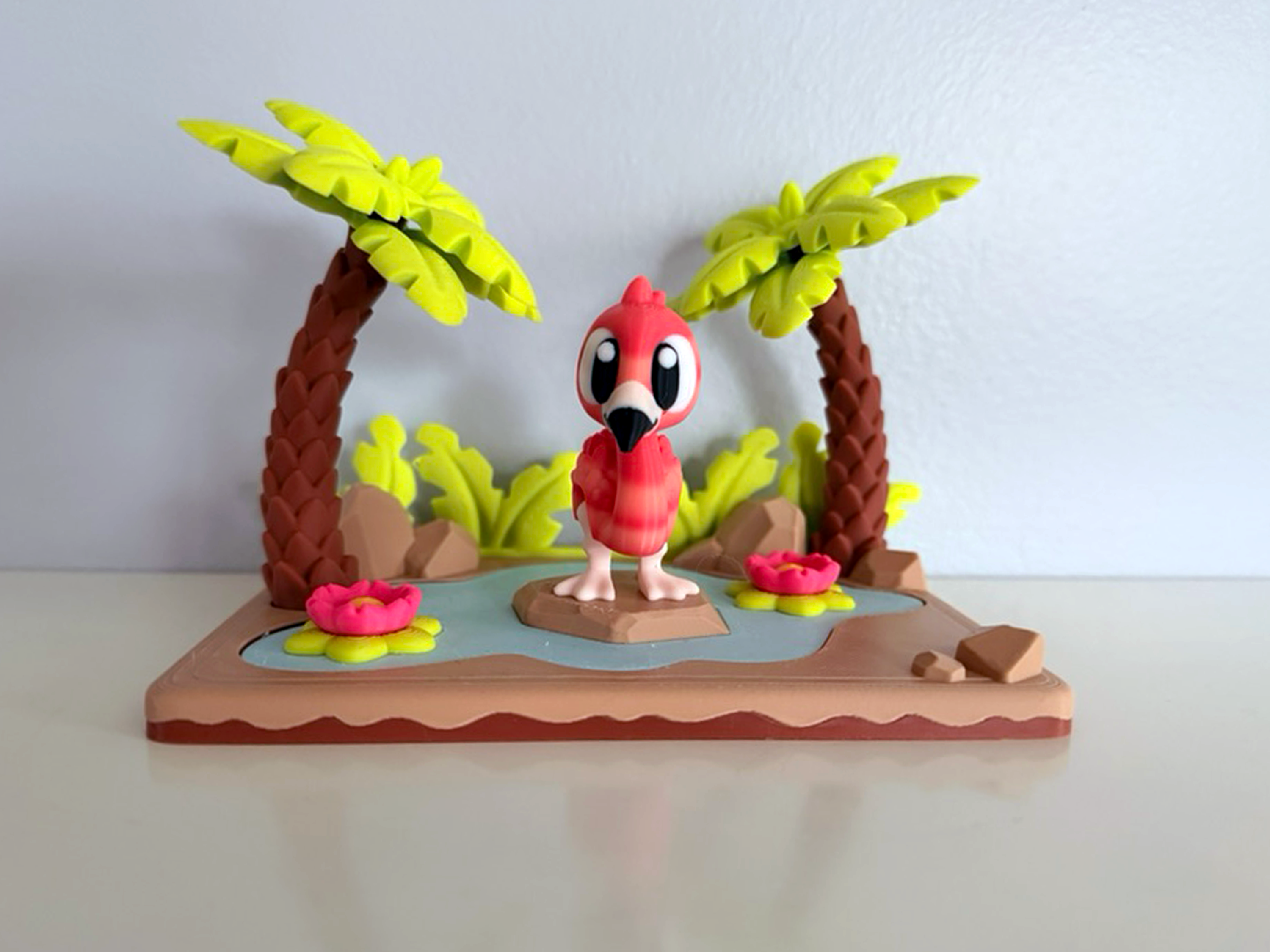Flexi Flamingo and Pond Playset