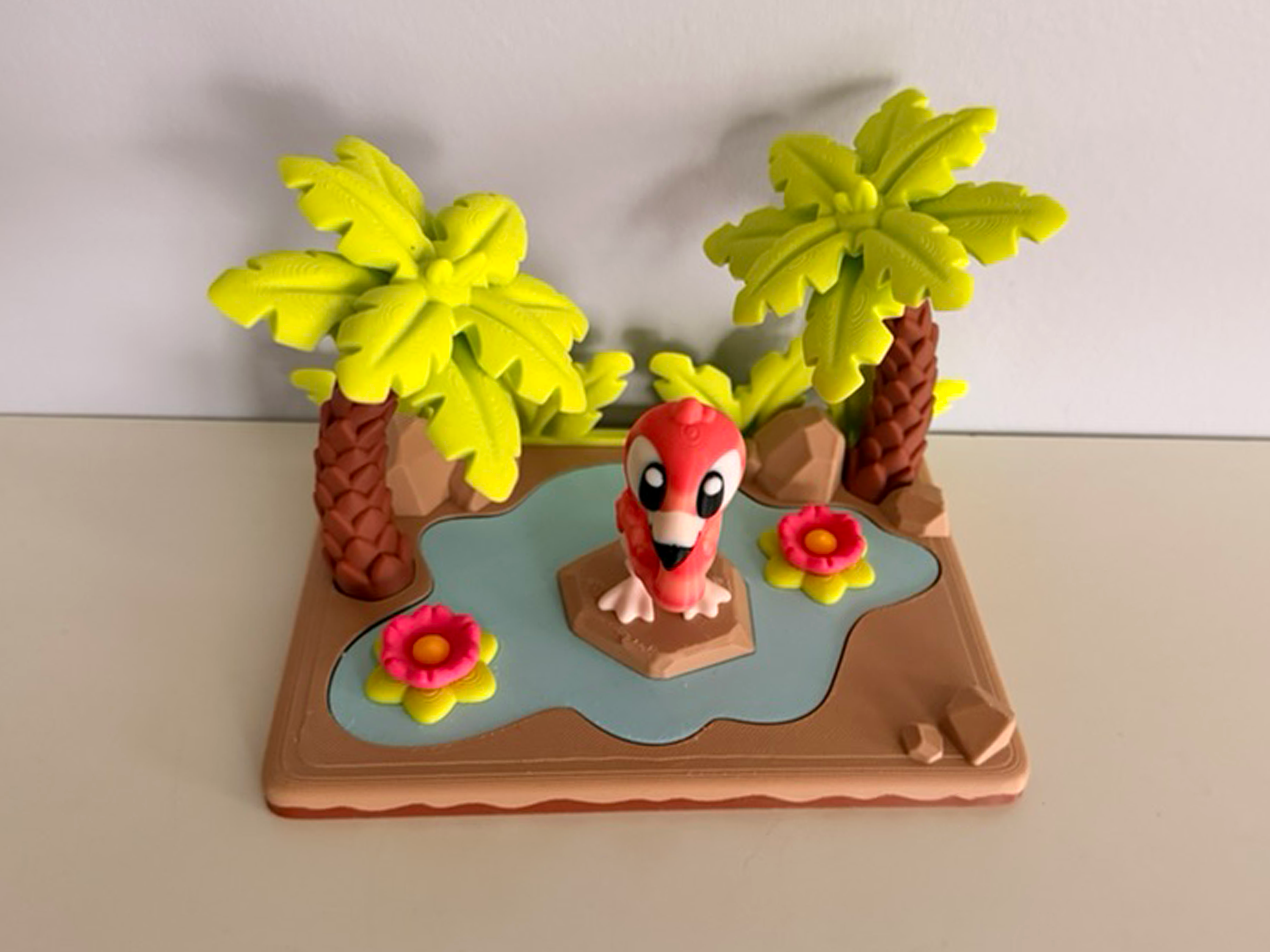 Flexi Flamingo and Pond Playset