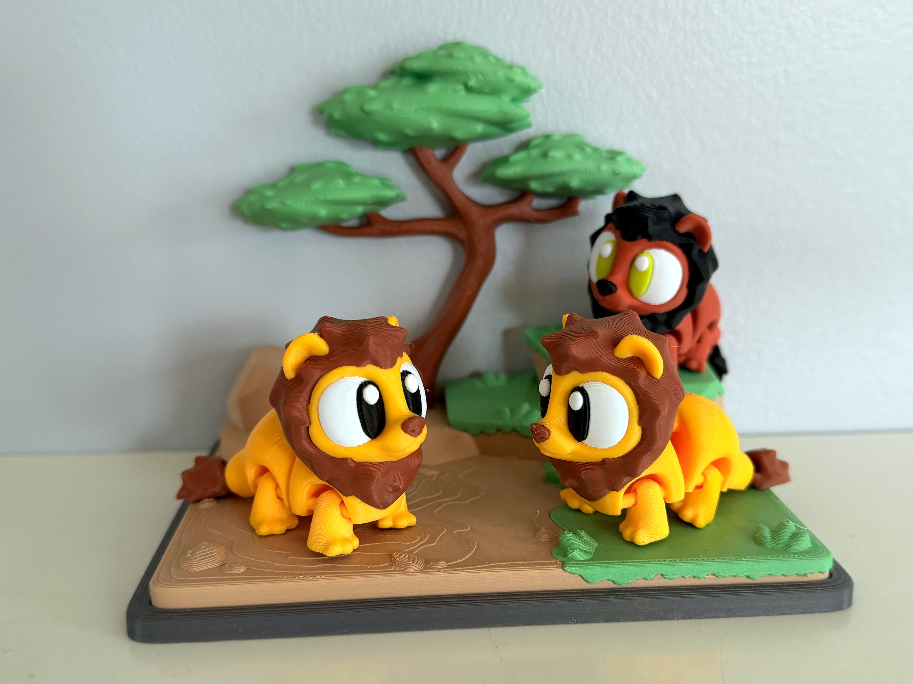 Flexi Lion Pride Figures and Playset
