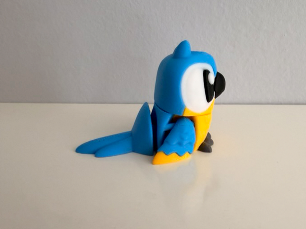 Flexi Macaw and Jungle Playset
