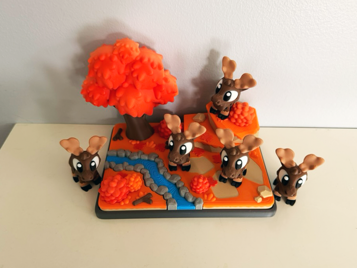 Flexi Moose and Autumn Woodlands Playset