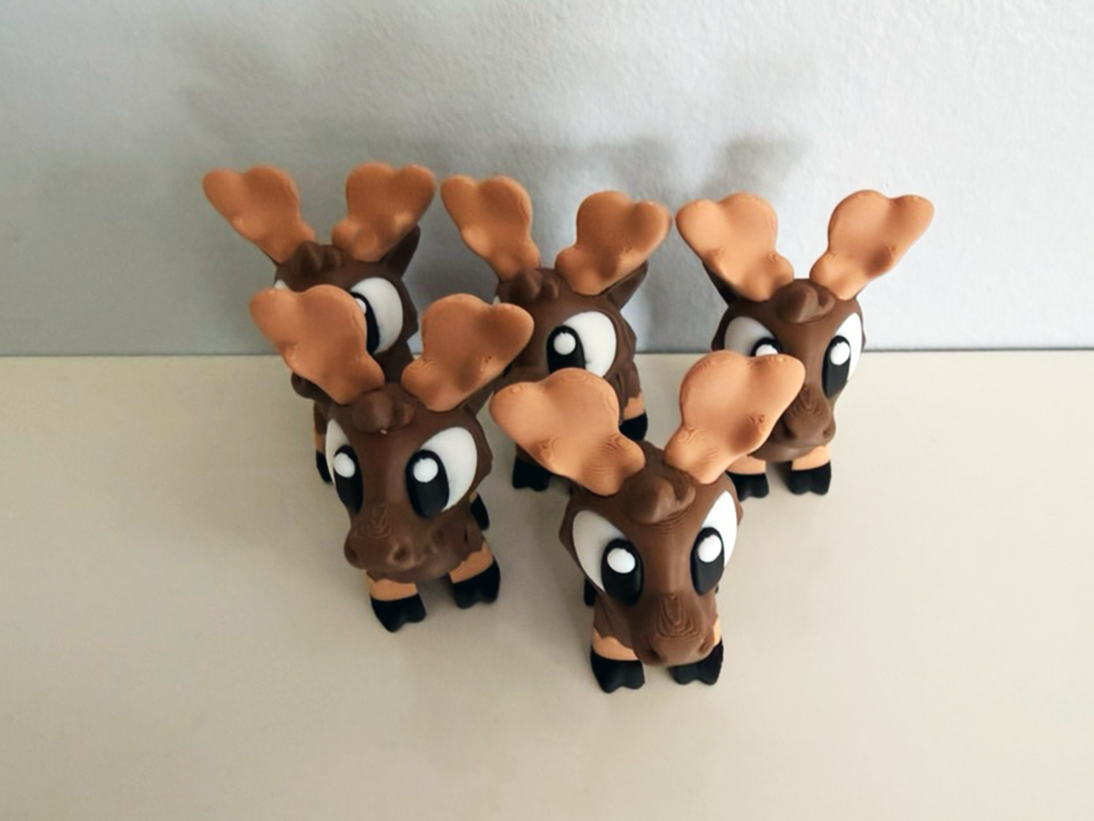 Flexi Moose and Autumn Woodlands Playset