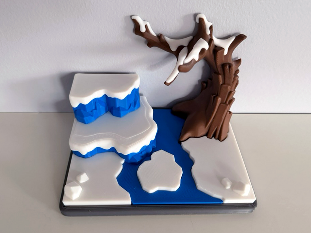 Flexi Penguins and Glacier Playset
