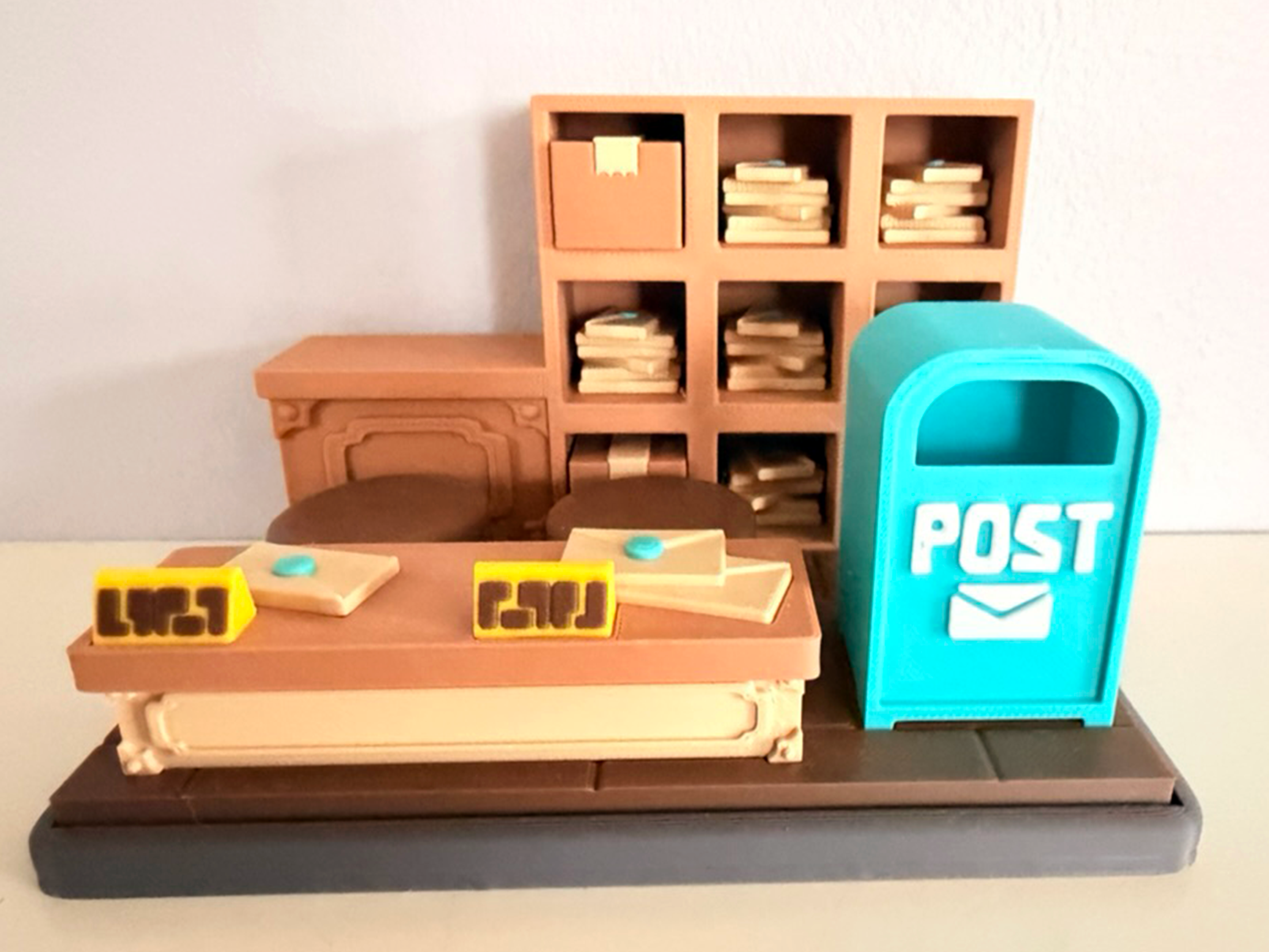 Flexi Pigeon and Post Office Playset