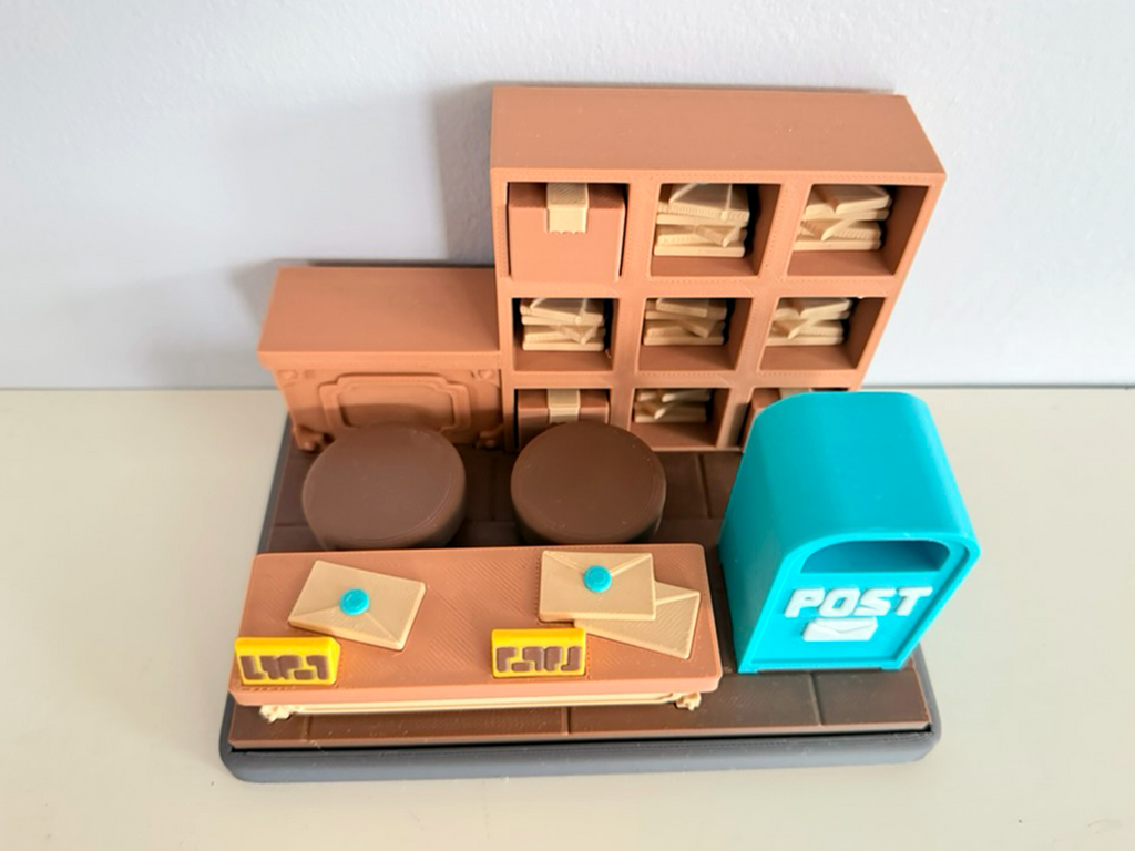 Flexi Pigeon and Post Office Playset