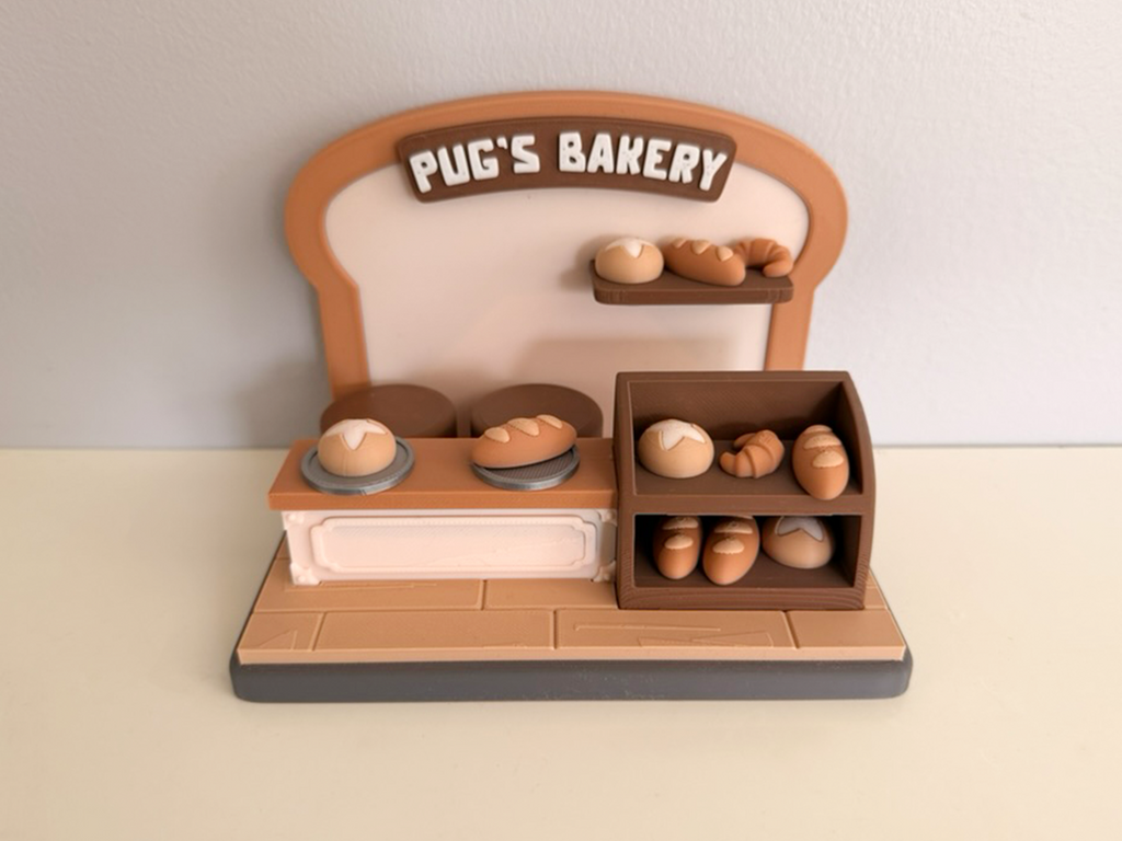 Flexi Pug and Bakery Playset