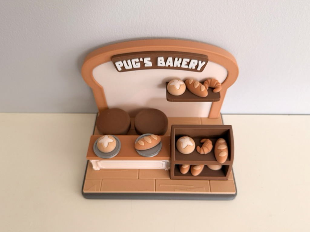 Flexi Pug and Bakery Playset