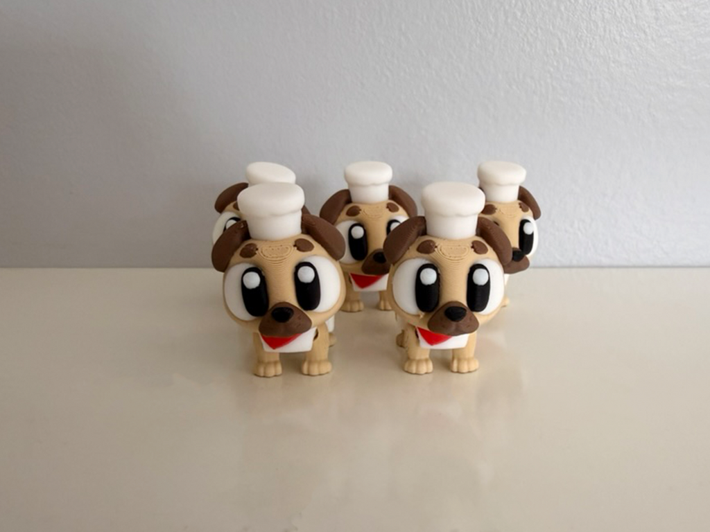 Flexi Pug and Bakery Playset