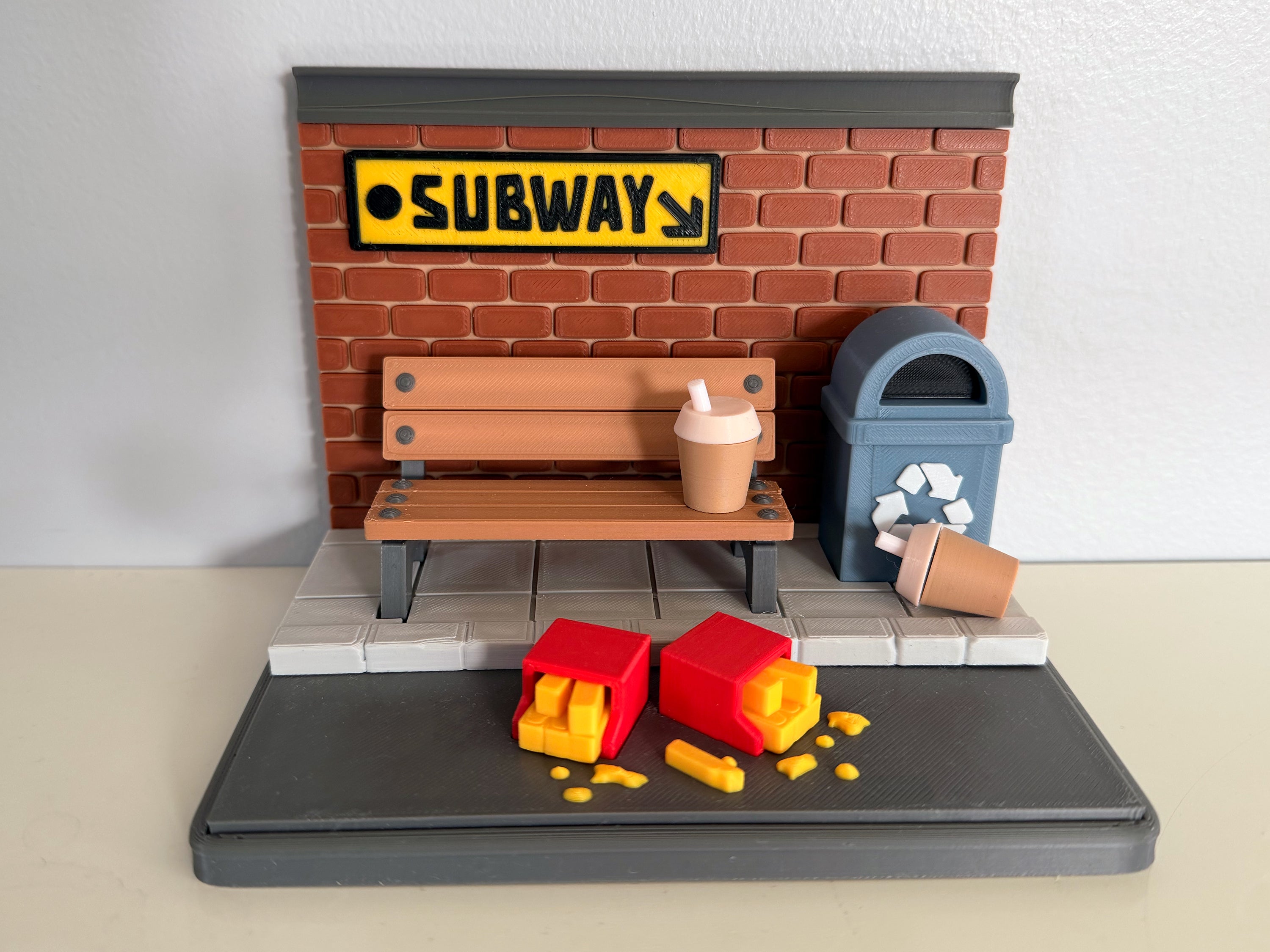 Flexi Rat and Subway Playset
