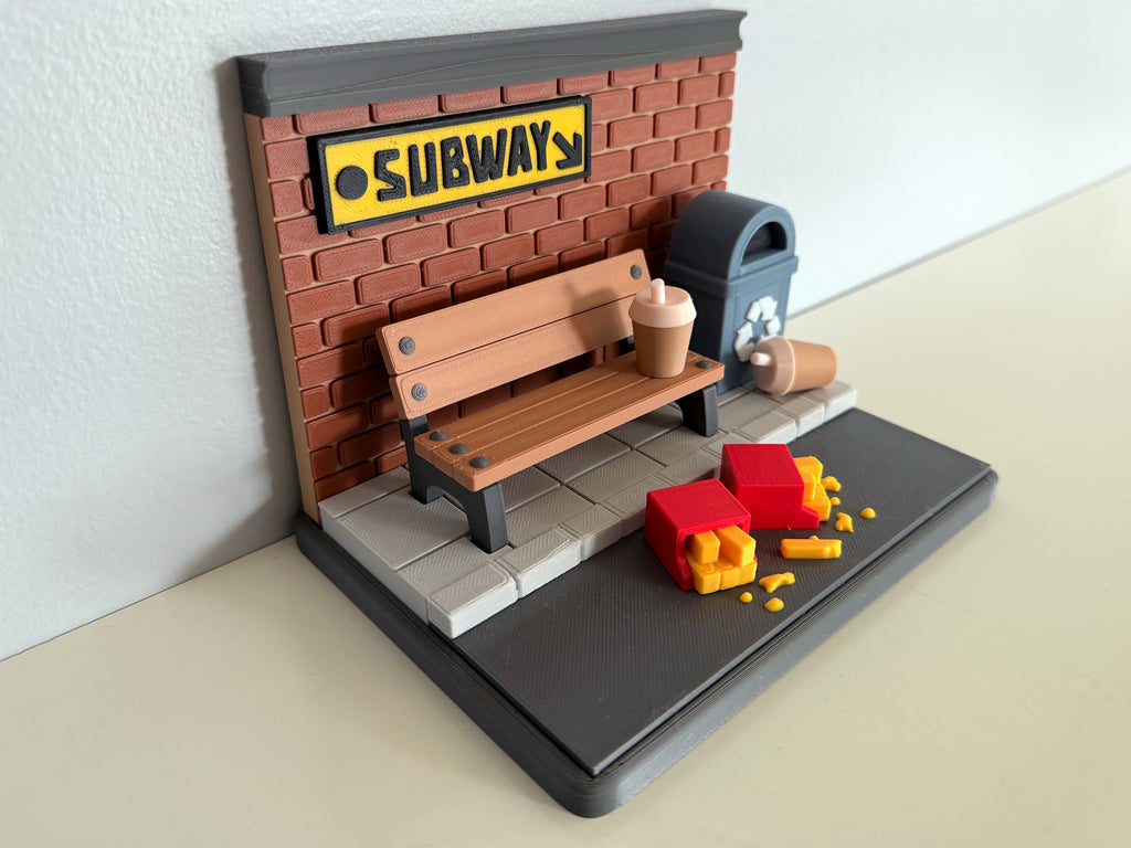 Flexi Rat and Subway Playset