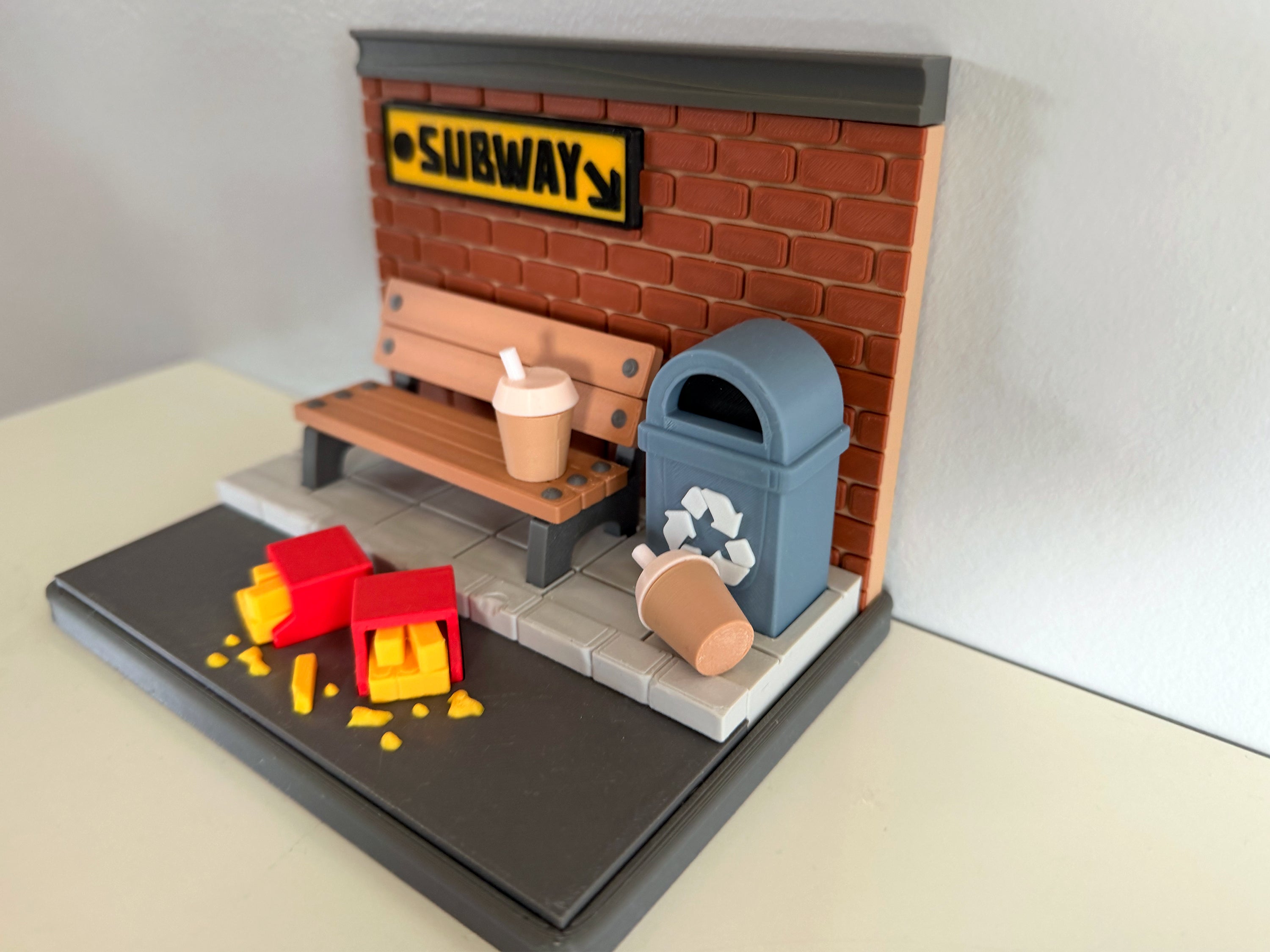 Flexi Rat and Subway Playset