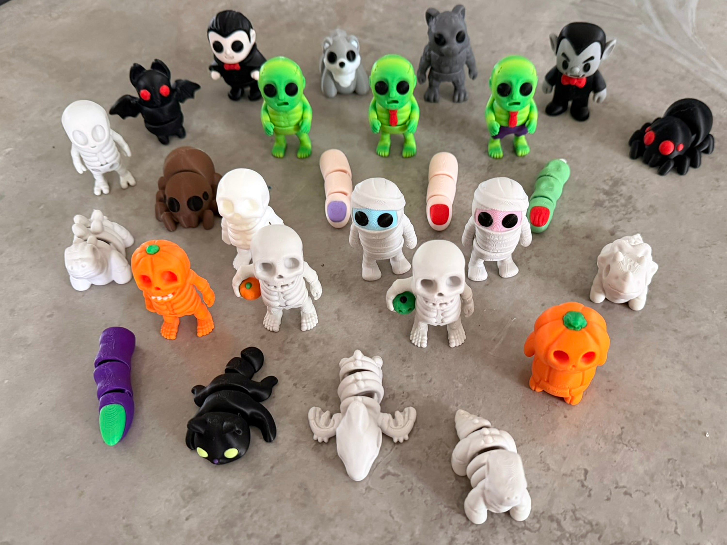 Halloween Flexi Figures