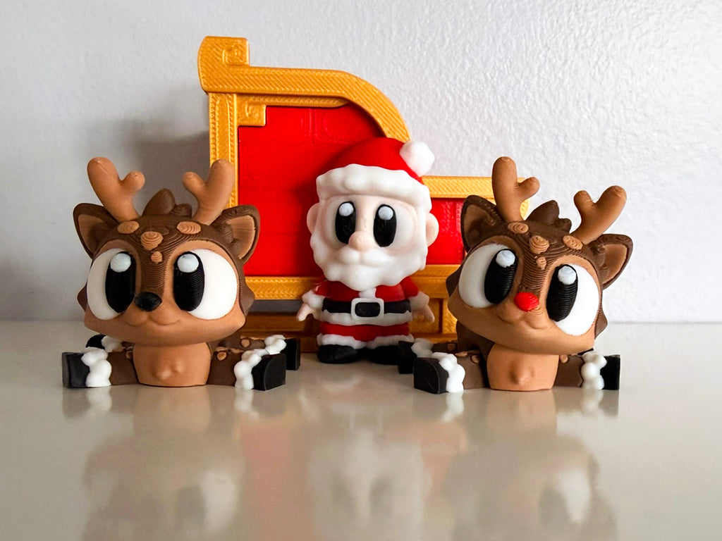 Ho Ho Holiday Sleigh Flexi Figures