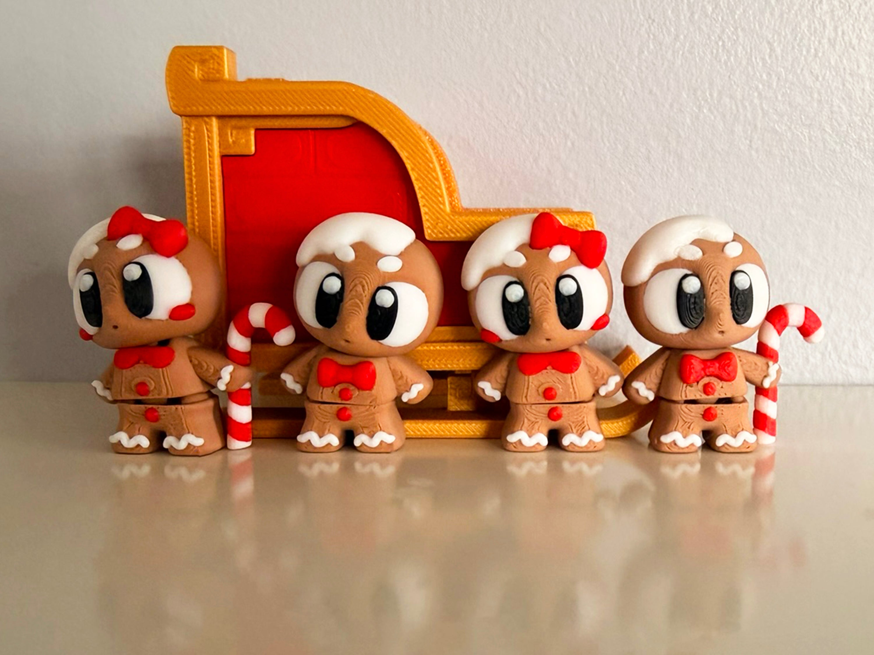 Ho Ho Holiday Sleigh Flexi Figures