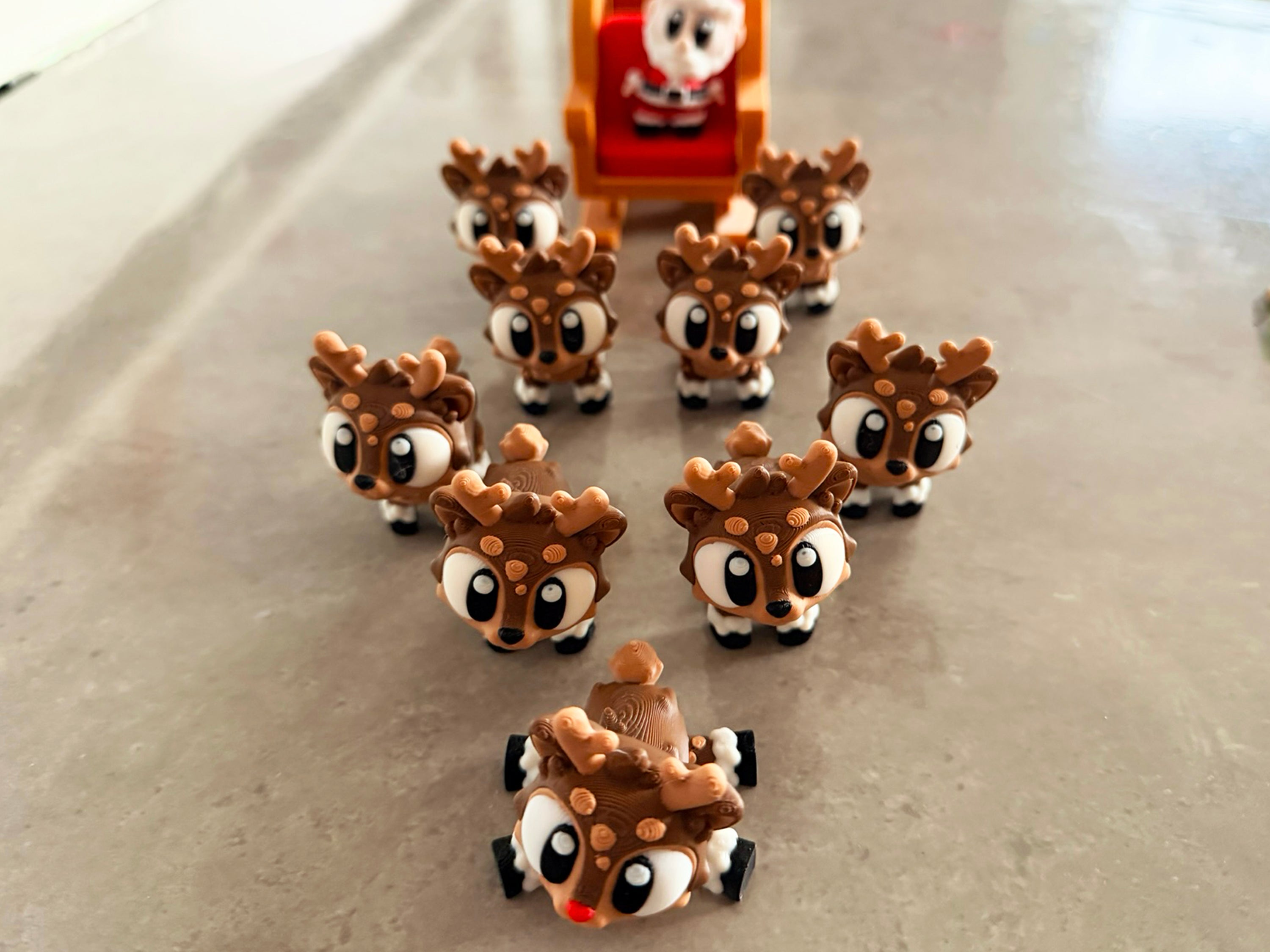 Ho Ho Holiday Sleigh Flexi Figures