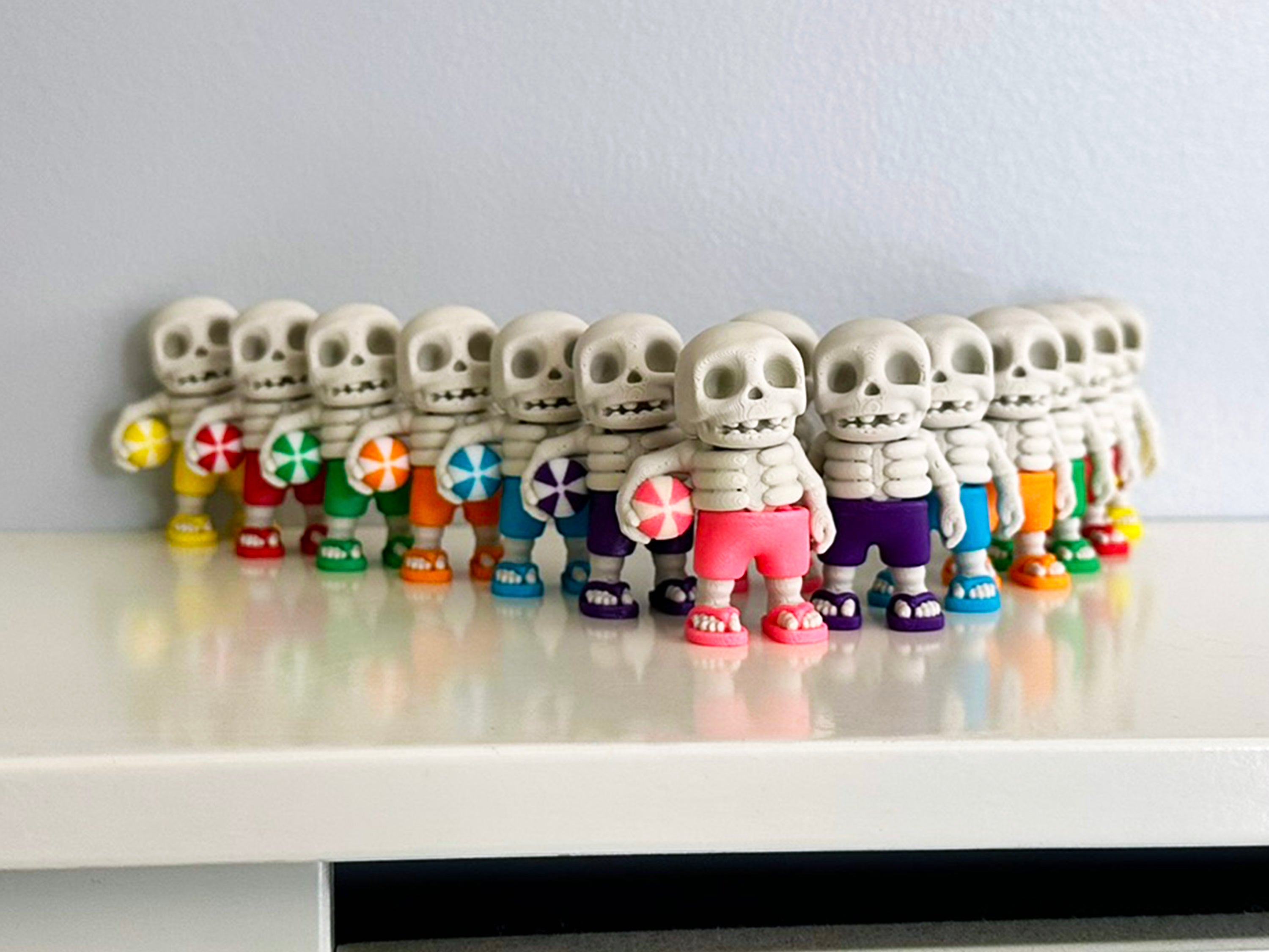 Summer Skeleton Fidget Set