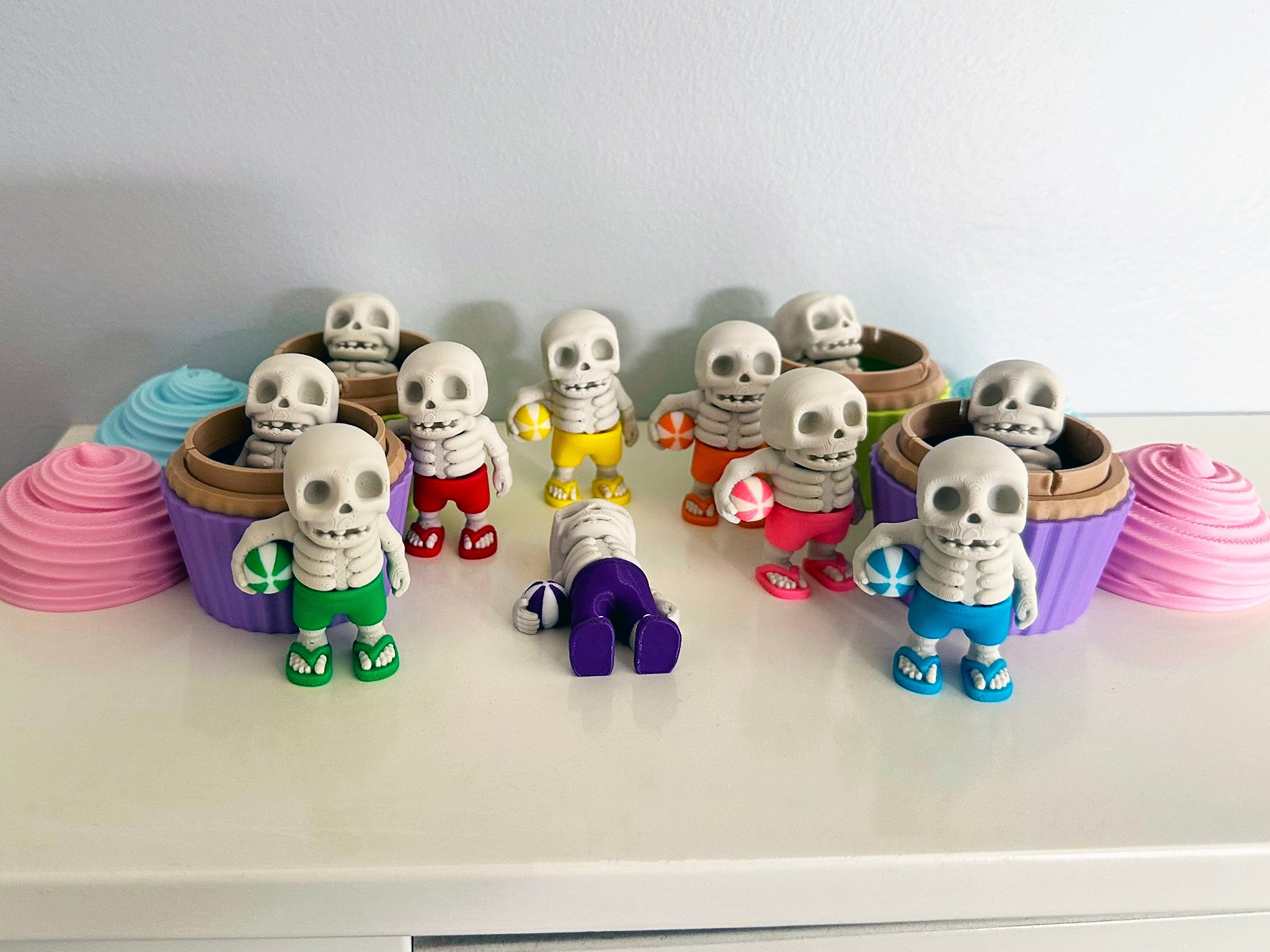 Summer Skeleton Fidget Set