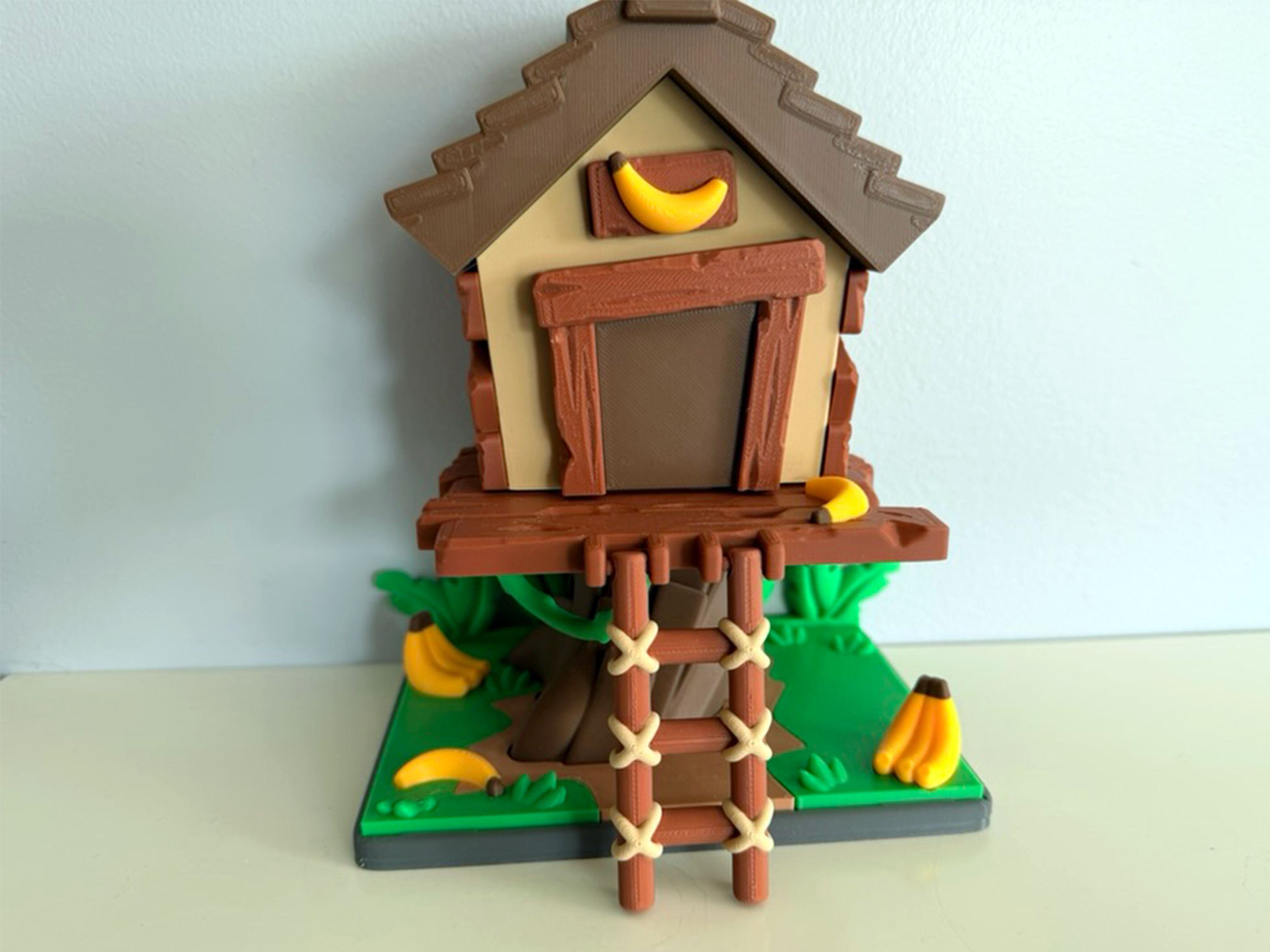 Flexi Monkey and TreeHouse Playset