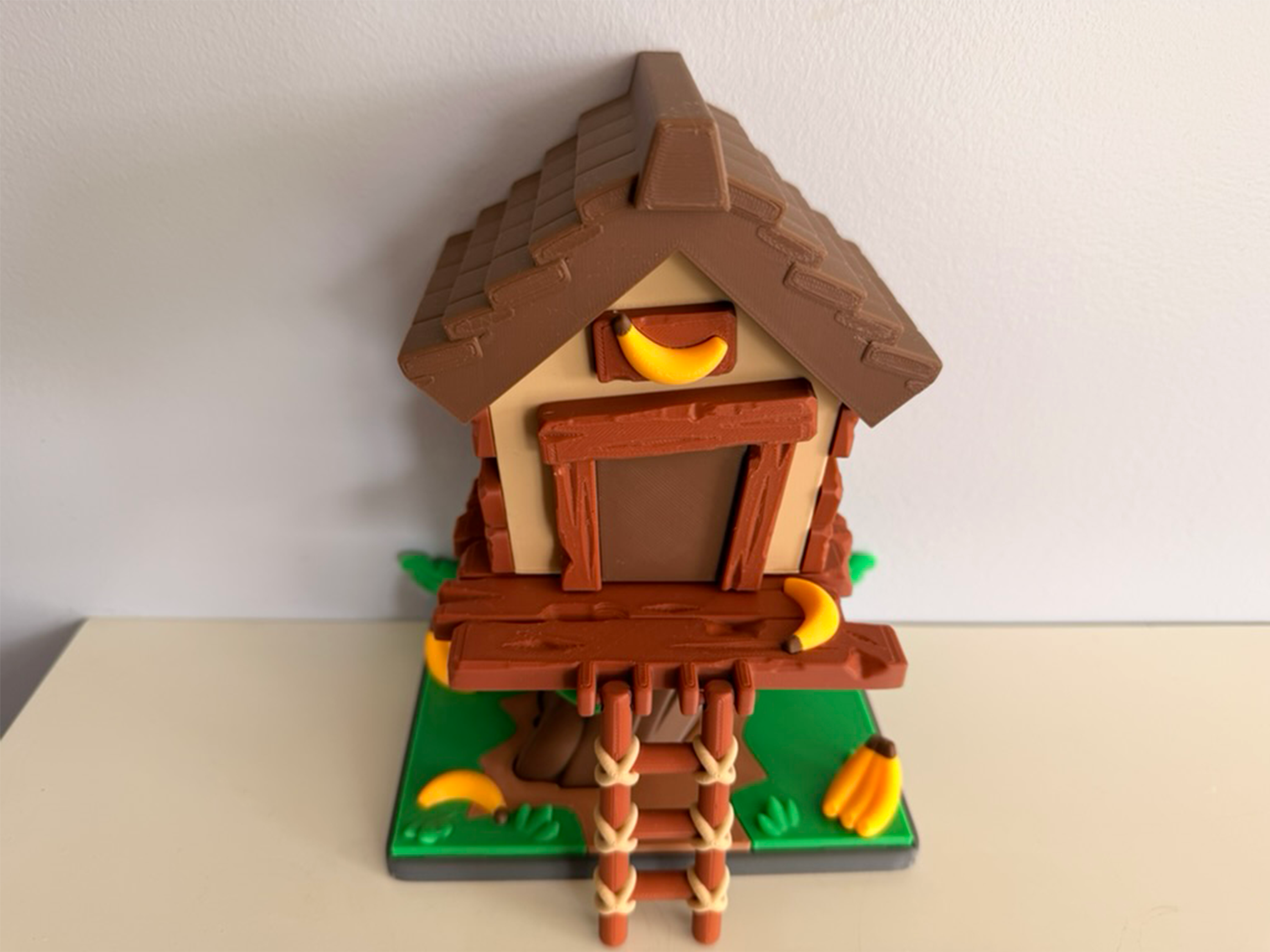 Flexi Monkey and TreeHouse Playset