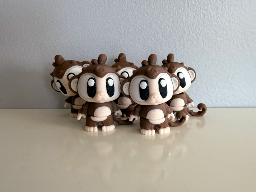 Flexi Monkey and TreeHouse Playset