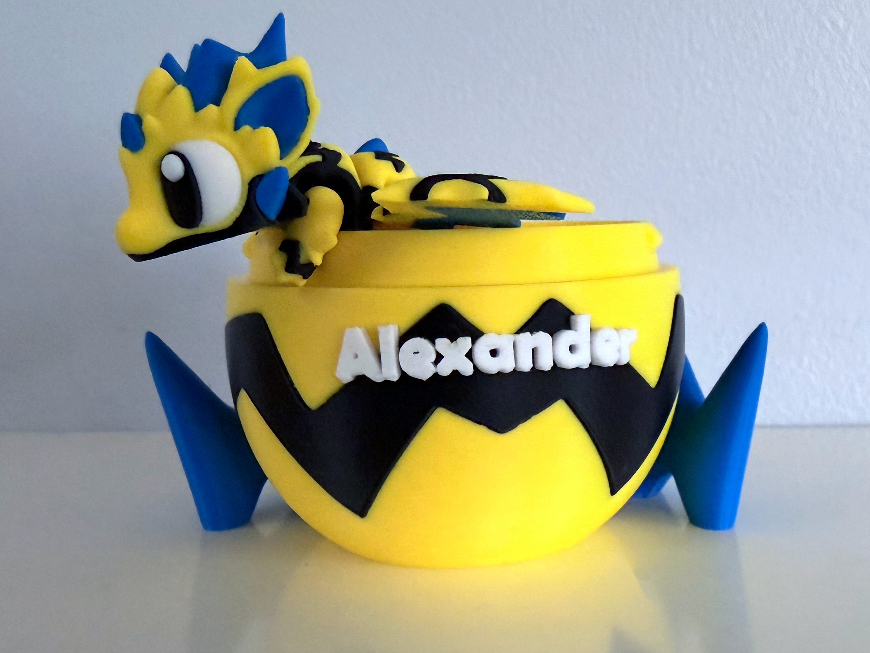 Personalised Wild Voltage Mini Dragon with Egg